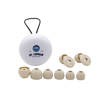 White Noise Earplugs - Noise-Reduction Silicone Earplugs – Ideal for Sleeping, Studying, and Travel