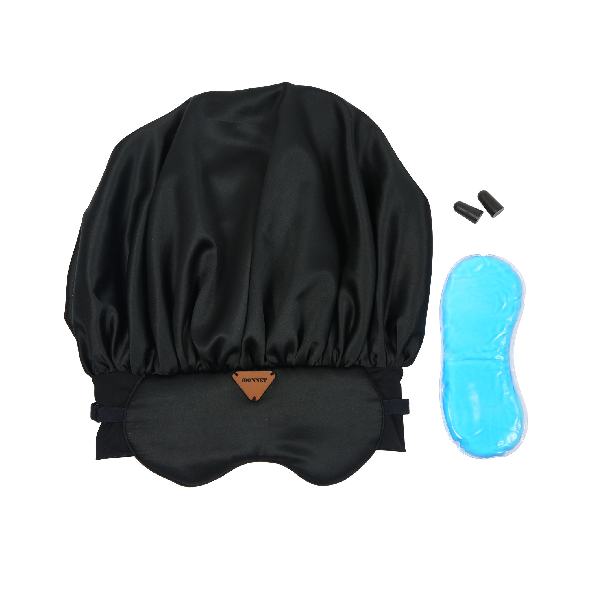 2‑in‑1 Satin Bonnet & Eye Mask Medium | iBonnet® display picture 2